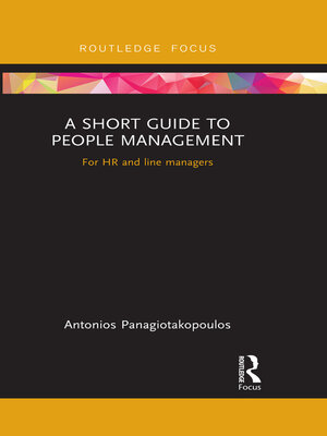 cover image of A Short Guide to People Management